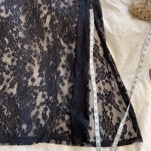 FAVLUX lace maxi sheer dress coverup tassels LARGE swim cover - Picture 9 of 13